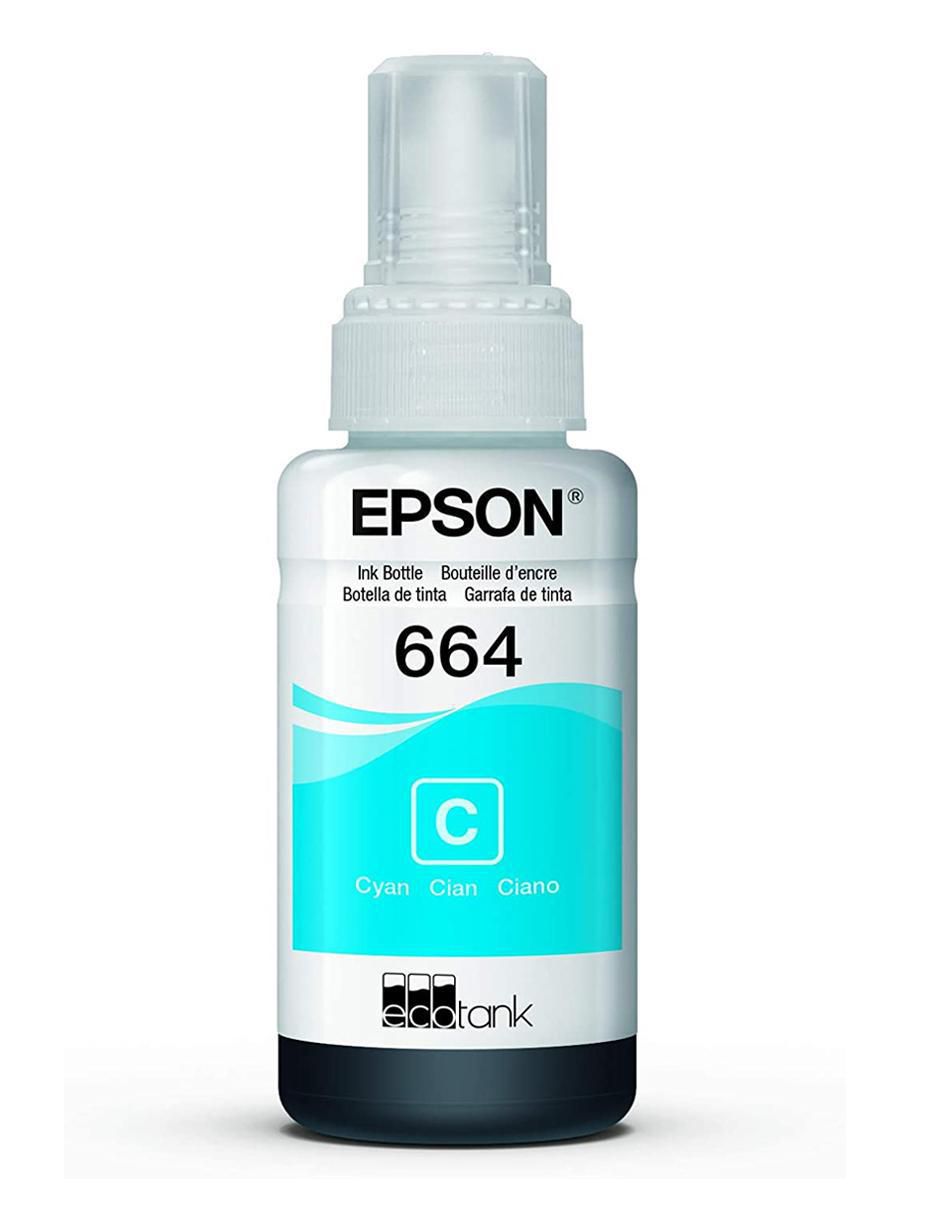 Botella de Tinta T664220 ciano