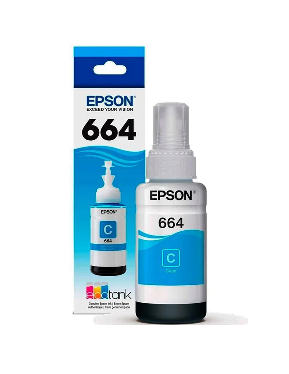 Botella de Tinta T664220 ciano 4