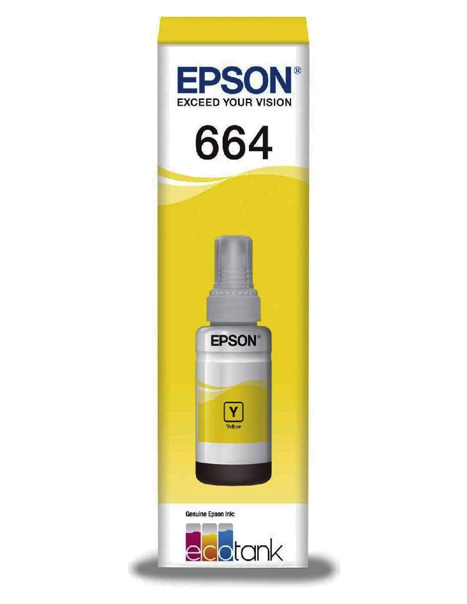 Botella de Tinta T664120 amarillo 2