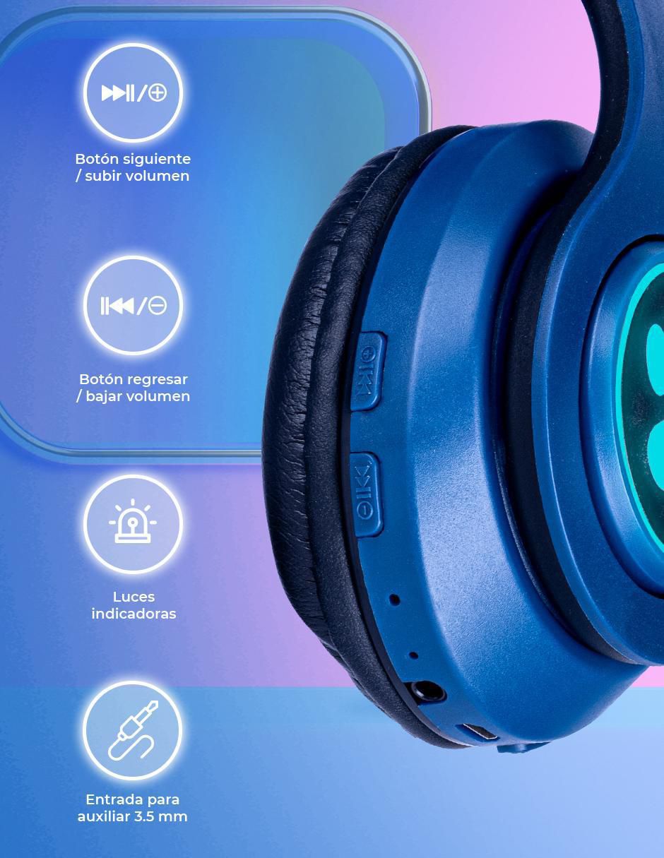 Audífonos Over-Ear DN-BEJ03B inalámbricos 5