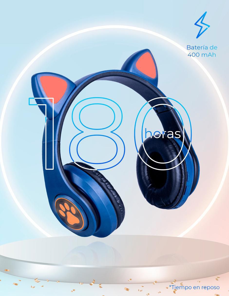 Audífonos Over-Ear DN-BEJ03B inalámbricos 6