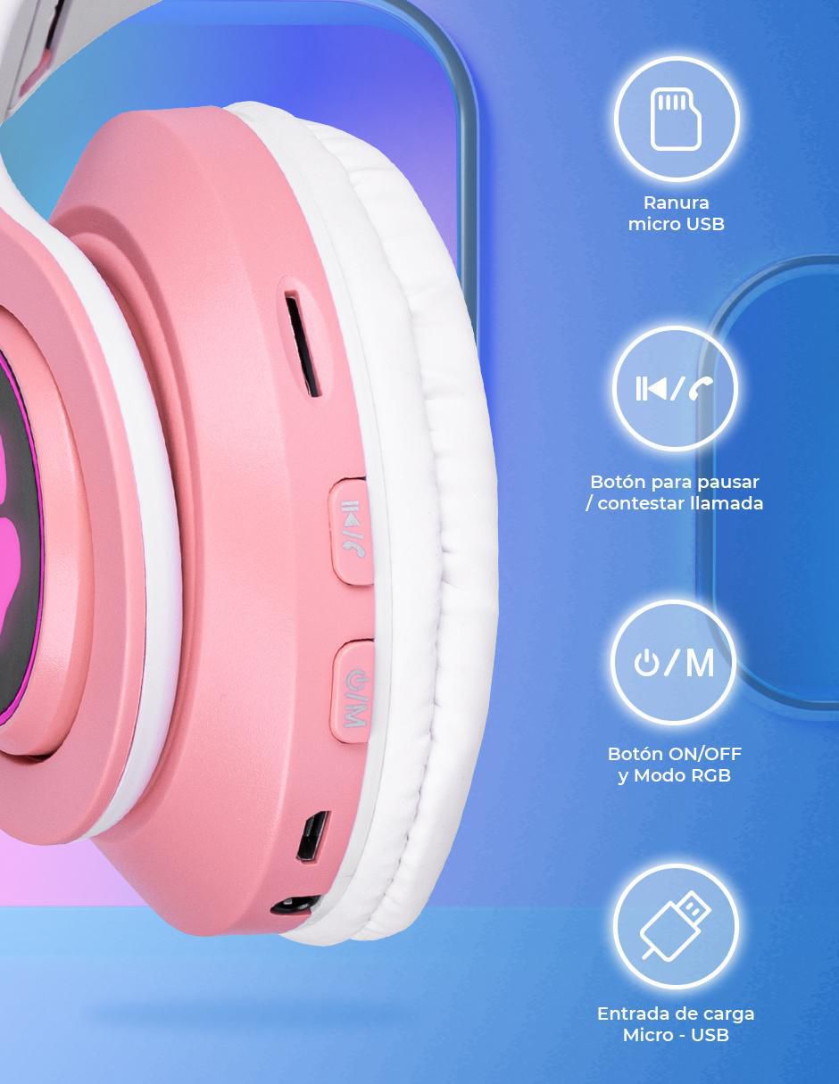 Audífonos Over-Ear DN-BEJ03B inalámbricos 4