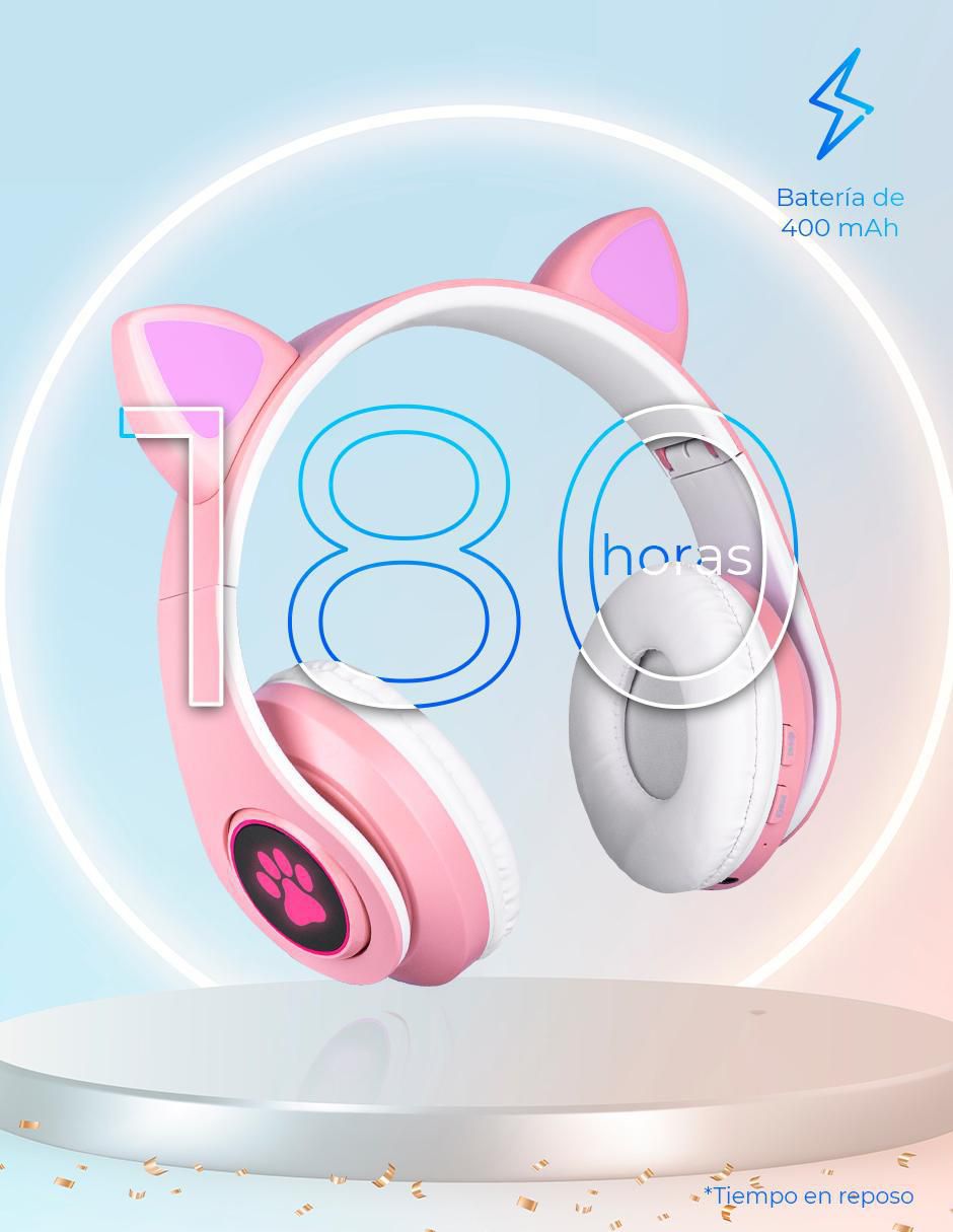 Audífonos Over-Ear DN-BEJ03B inalámbricos 6