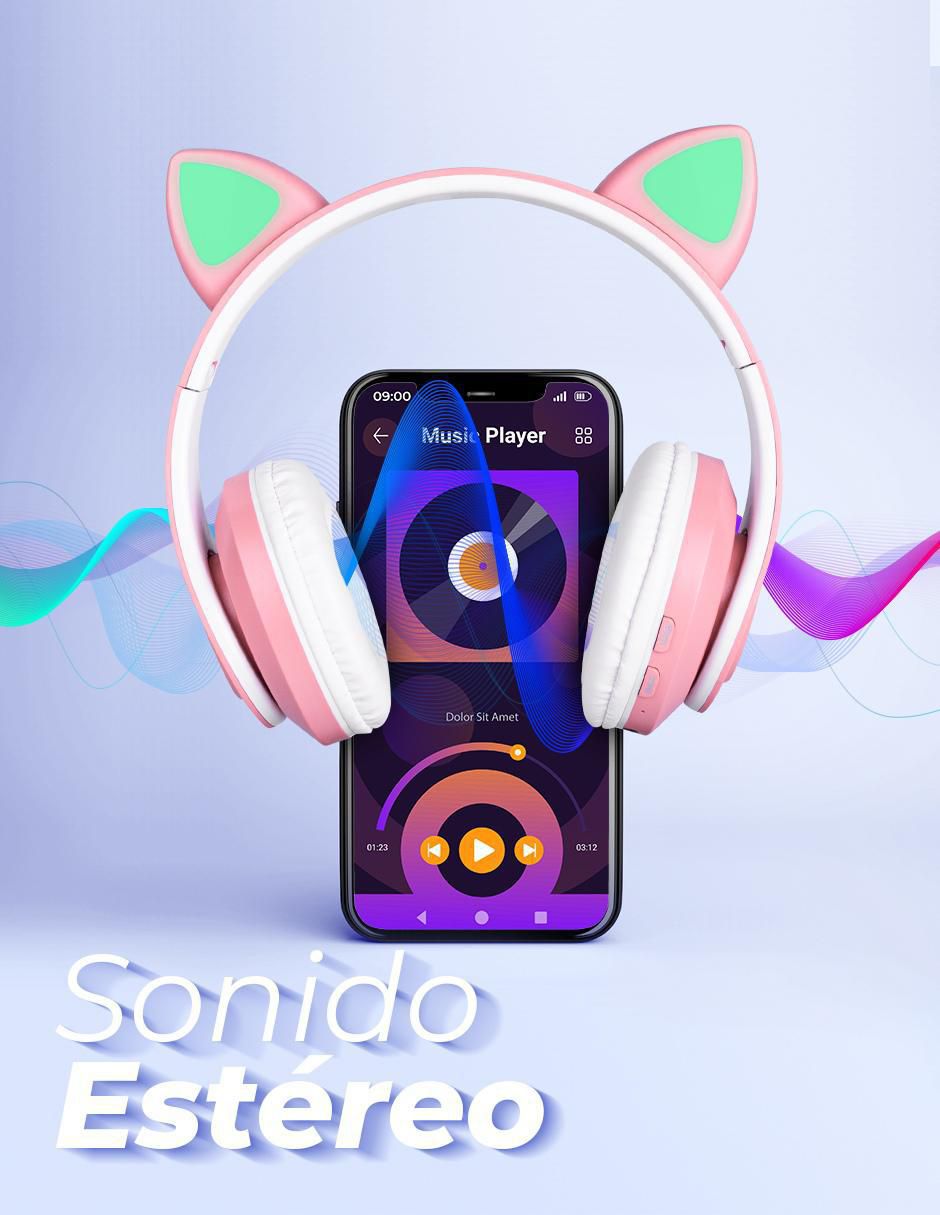 Audífonos Over-Ear DN-BEJ03B inalámbricos 7