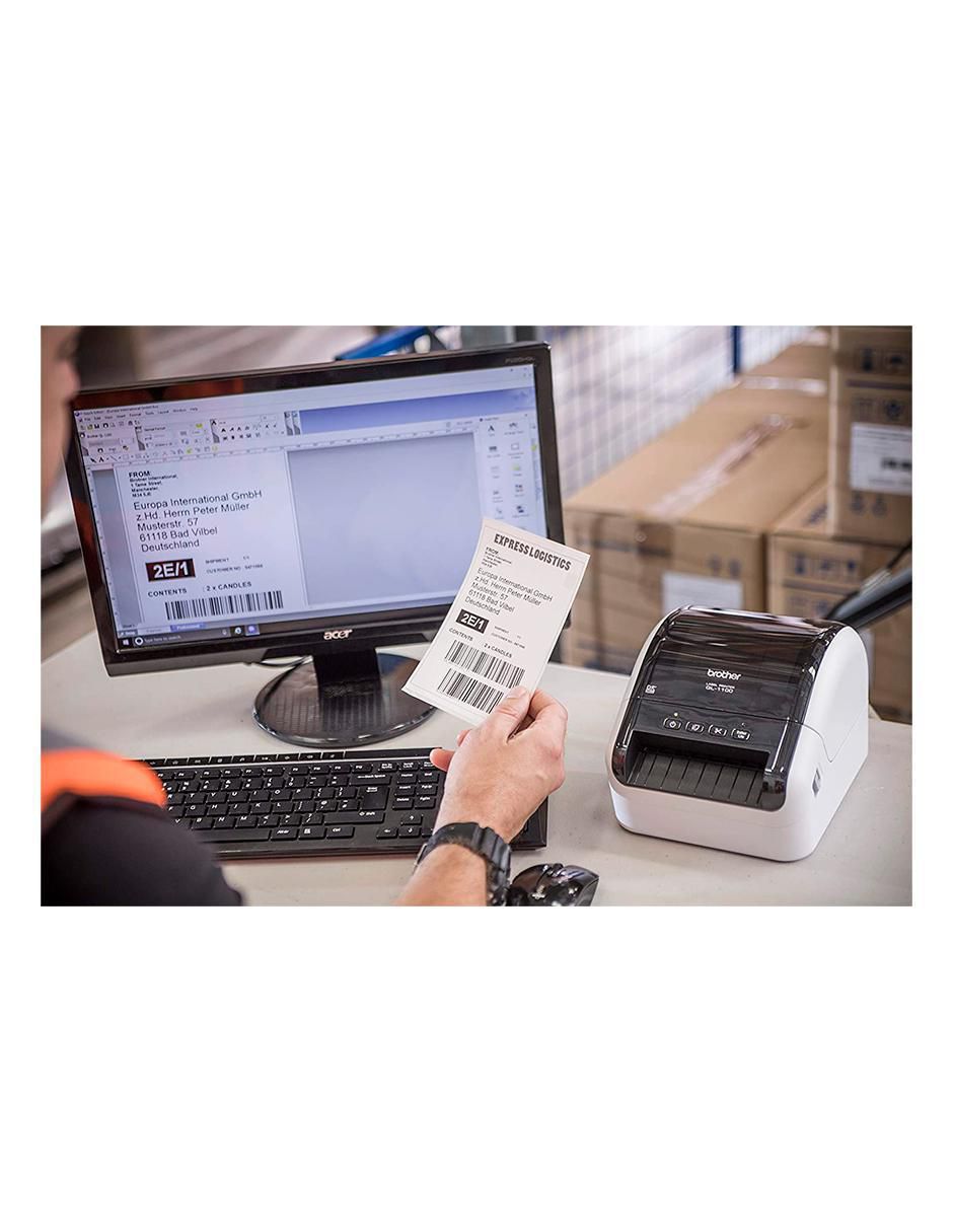 Impresora de Tickets QL-1110NWB Térmica Alámbrica e Inalámbrica Monocromática 4