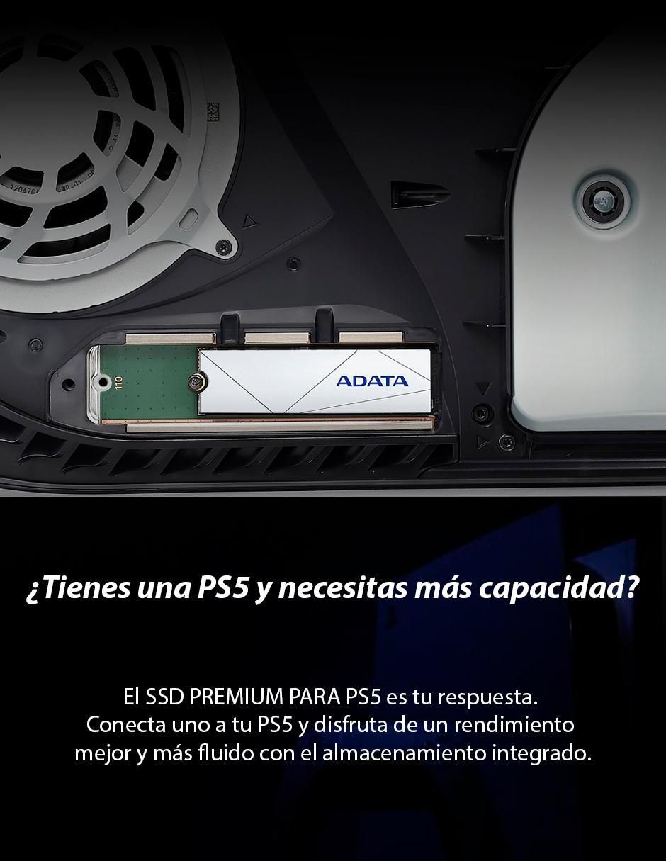 Unidad SSD Capacidad 2 TB 5