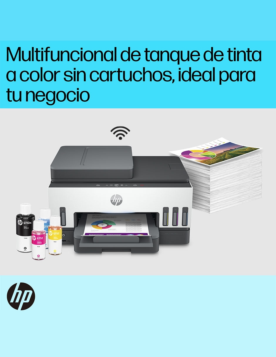 Multifuncional Smart tank 790 de tinta continua alámbrica a color 3