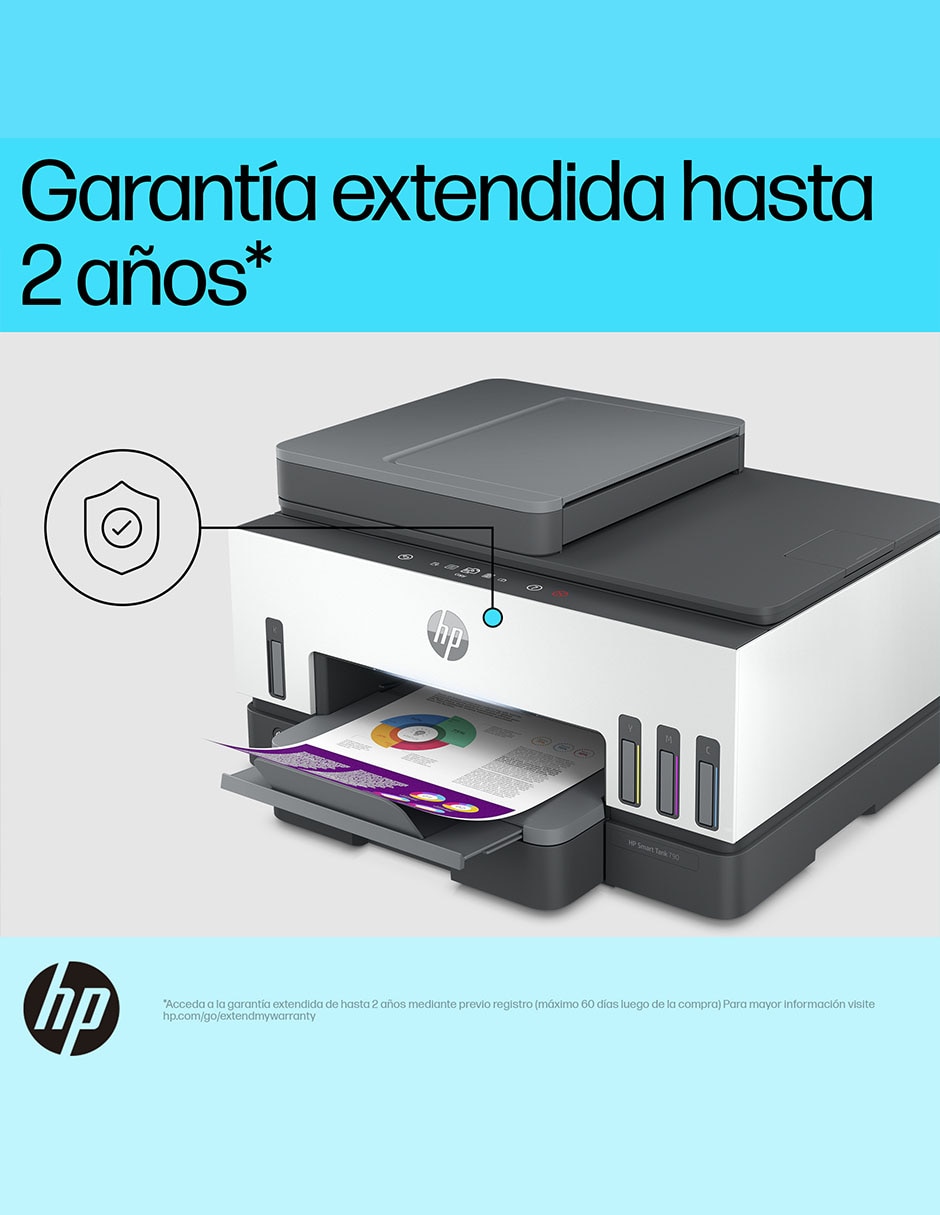 Multifuncional Smart tank 790 de tinta continua alámbrica a color 10