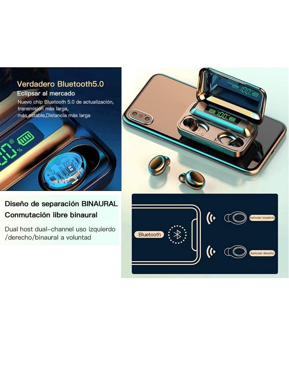 Audífonos In-Ear F9-5 Inalámbricos con Cancelación de Ruido 4