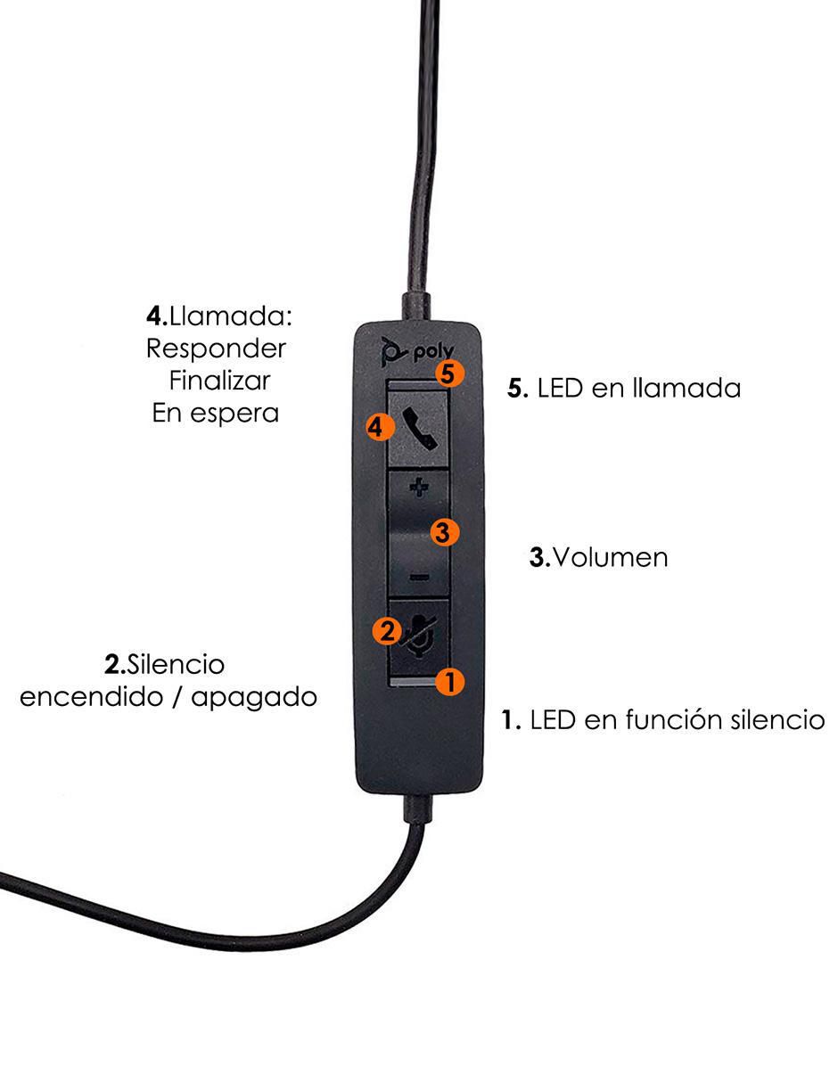 Audífonos de Diadema EncorePro 310 Alámbricos con Cancelación de Ruido 3