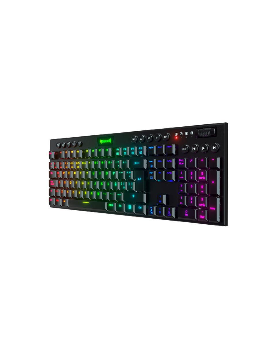 Teclado Alámbrico e Inalámbrico K618-RGB-SP RD 2