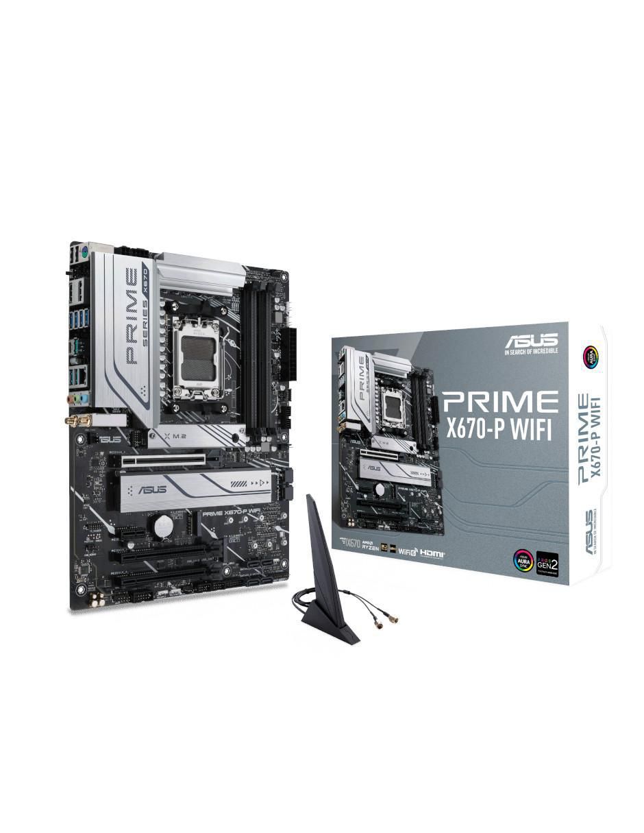 Tarjeta madre Prime x670-P wifi compatible con procesador AMD