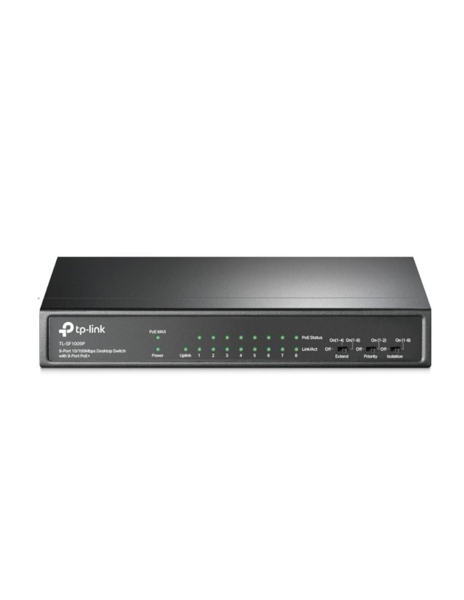 Conmutador ethernet Inalámbrico TL-SF1009P 3