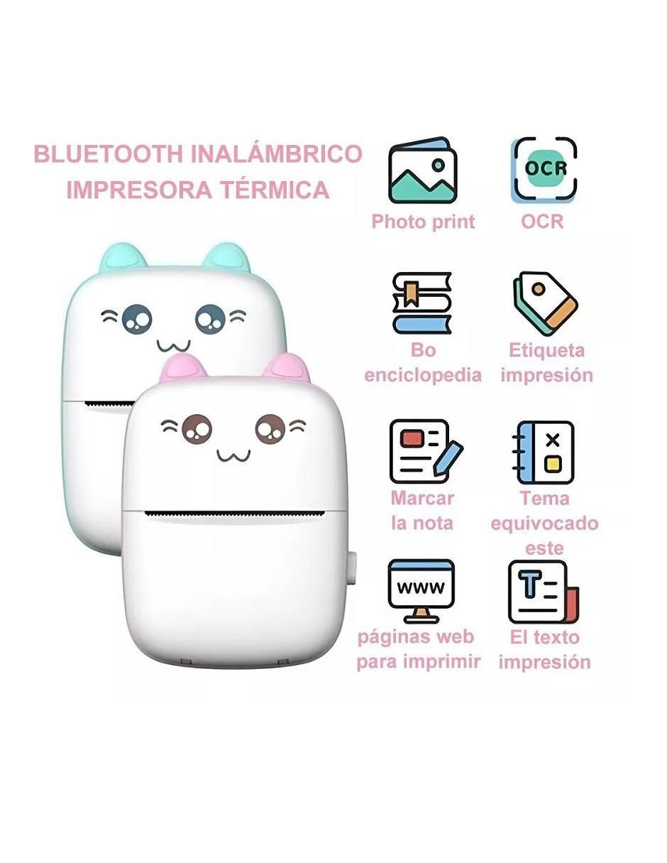 Portátil frutivegie mini impresora portatil de térmica alámbrica a monocromática