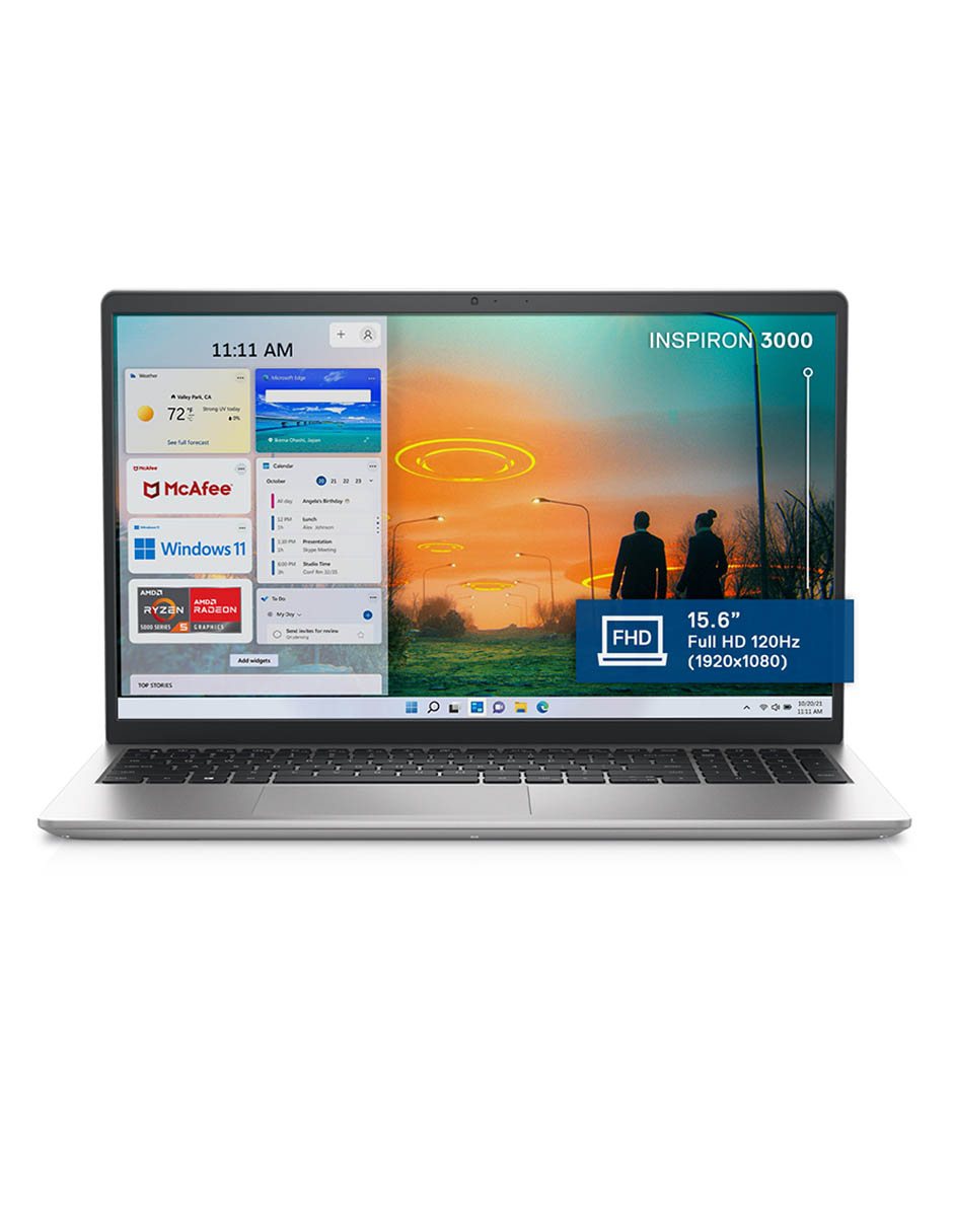 Laptop Inspiron 3525 15.6 pulgadas Full HD AMD Ryzen 5 Integradas 8 GB RAM 512 GB SSD