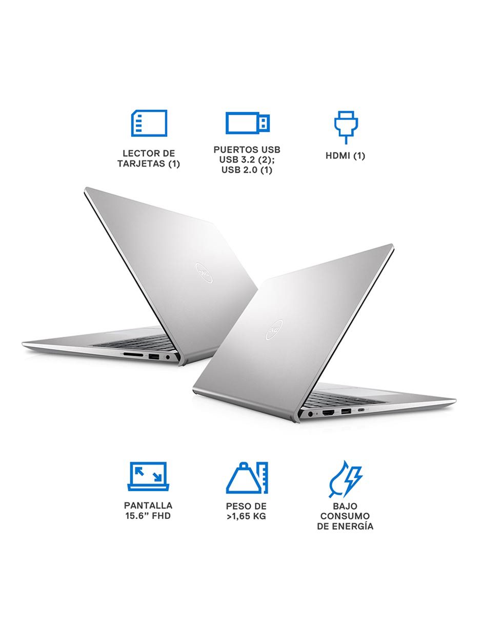 Laptop Inspiron 3525 15.6 pulgadas Full HD AMD Ryzen 5 Integradas 8 GB RAM 512 GB SSD 3