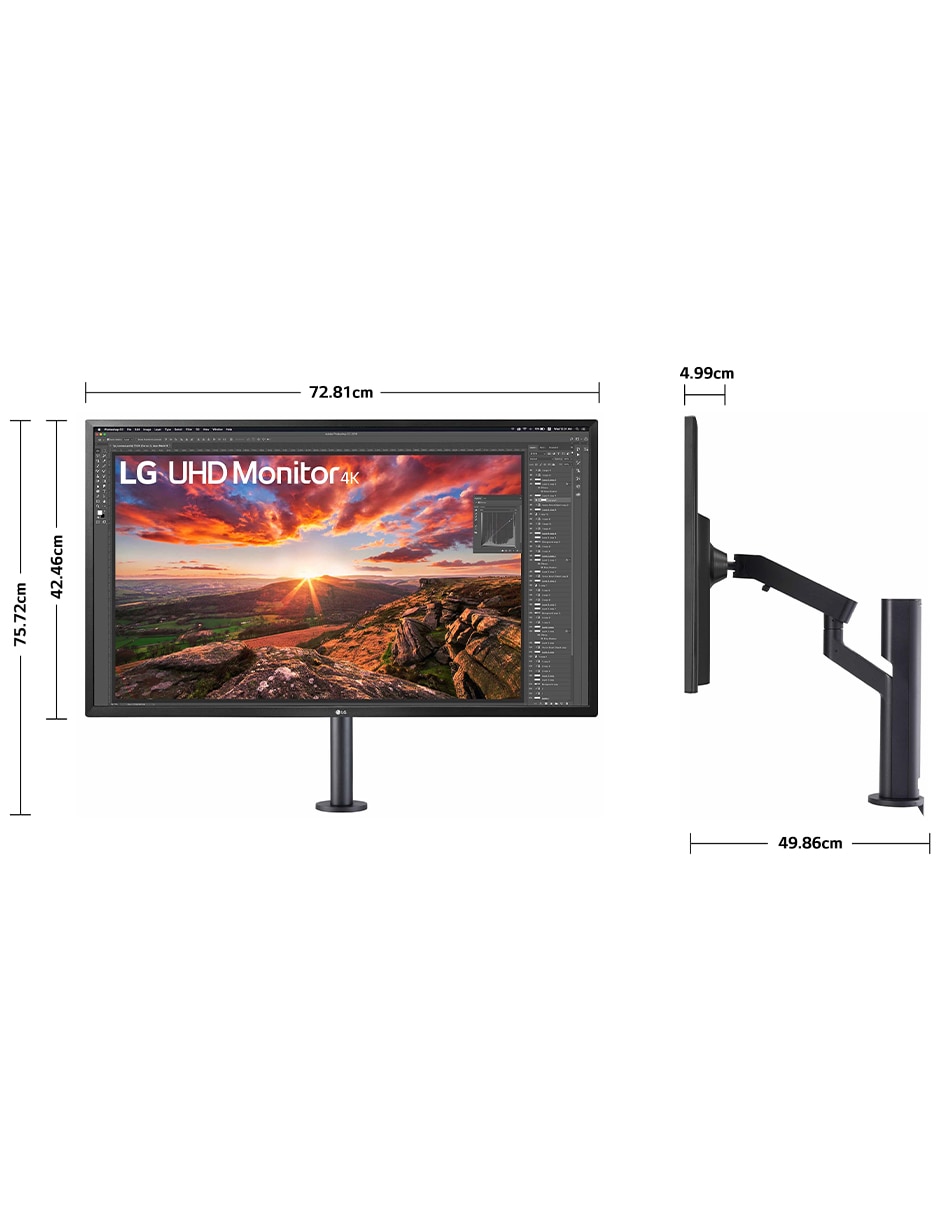 Monitor LG 4K/UHD 32 pulgadas 32UK580-B