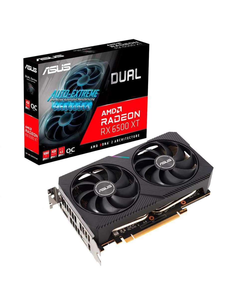 Tarjeta de Video DUAL-RX6500XT-O4G 9