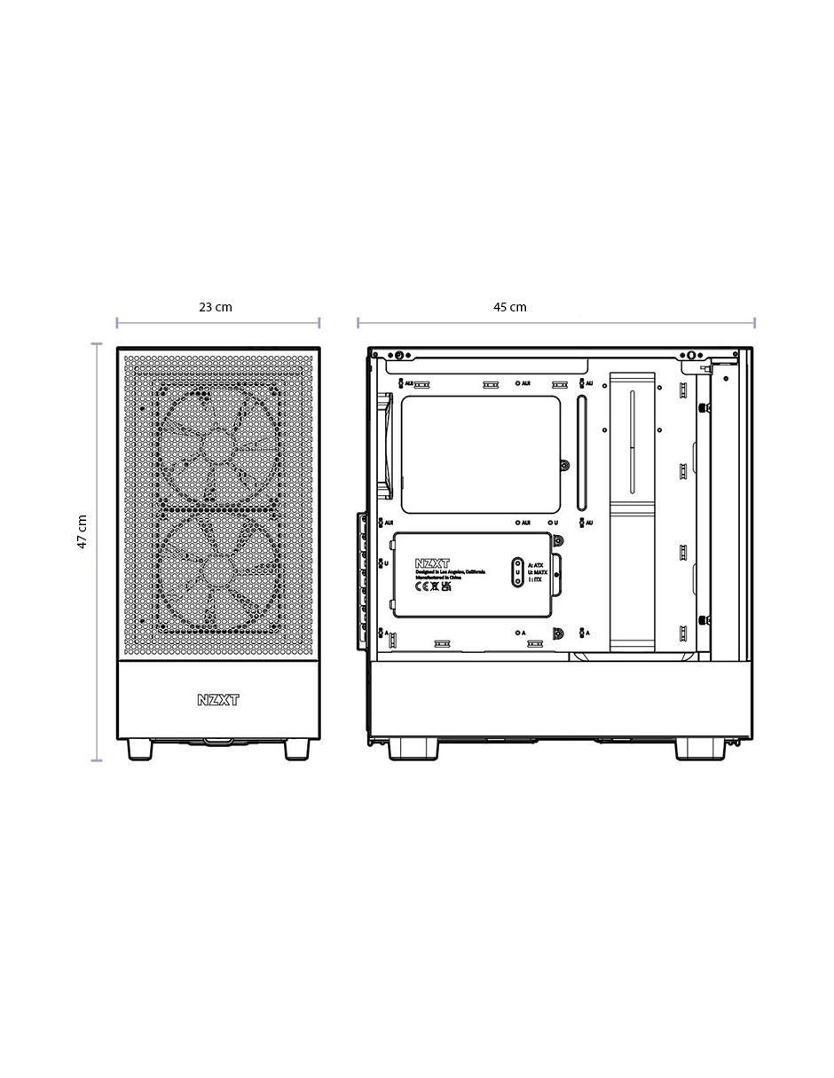 Gabinete de Computadora CC-H51FW-R1 3