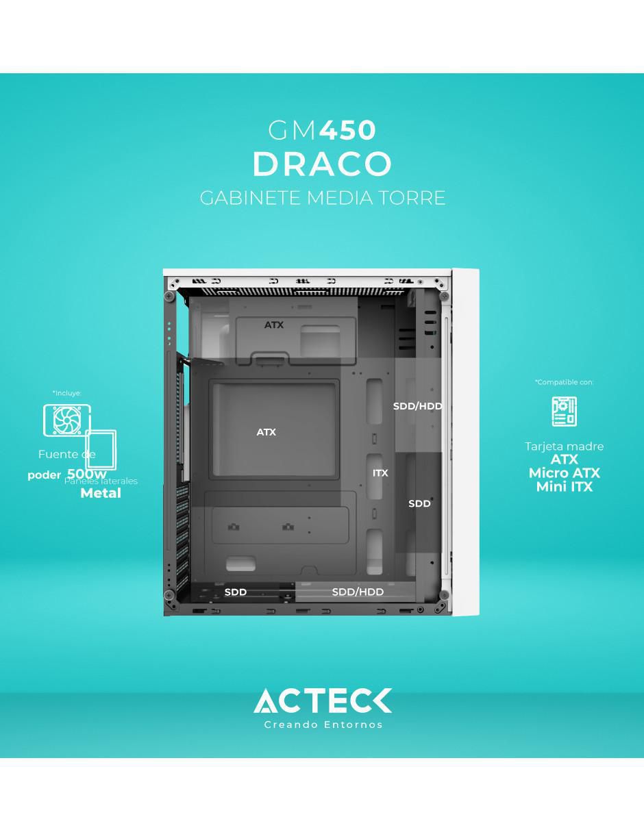 Gabinete de Computadora AC-935722 + Fuente de Poder 4
