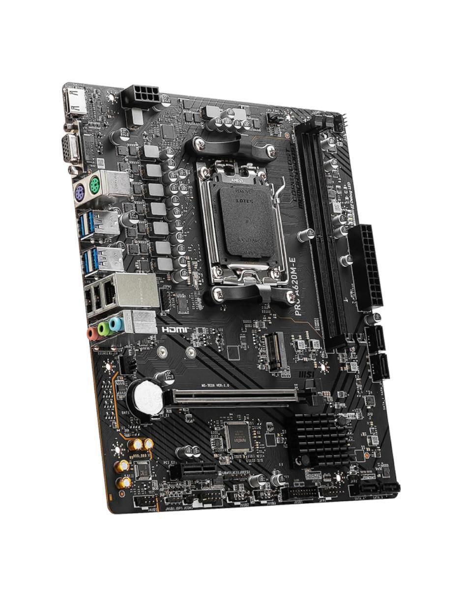 Tarjeta Madre Pro A620M-E con Procesador AMD 2