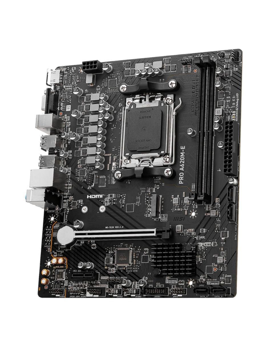 Tarjeta Madre Pro A620M-E con Procesador AMD 4