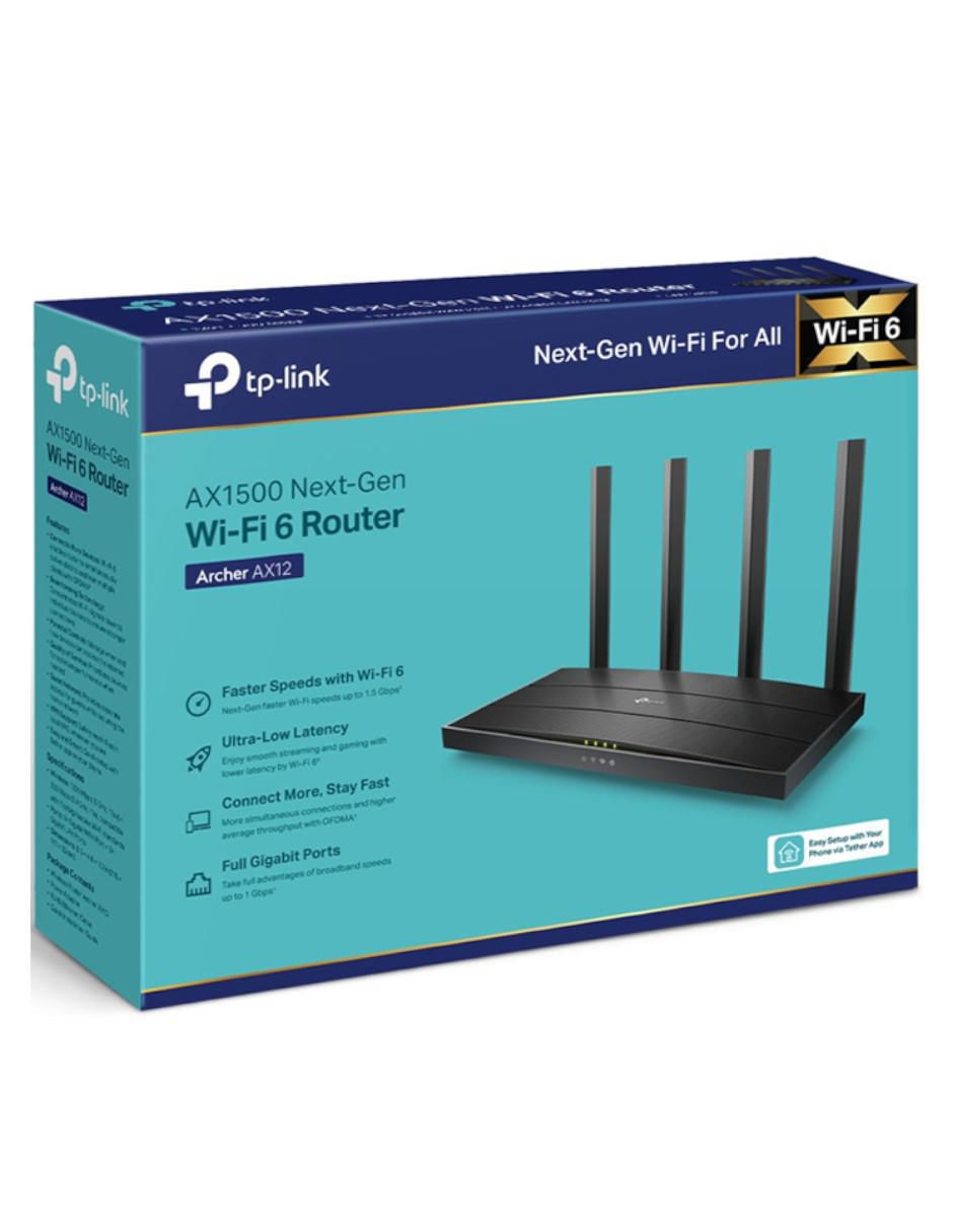 Router Inalámbrico ARCHER AX12 AX1500 6