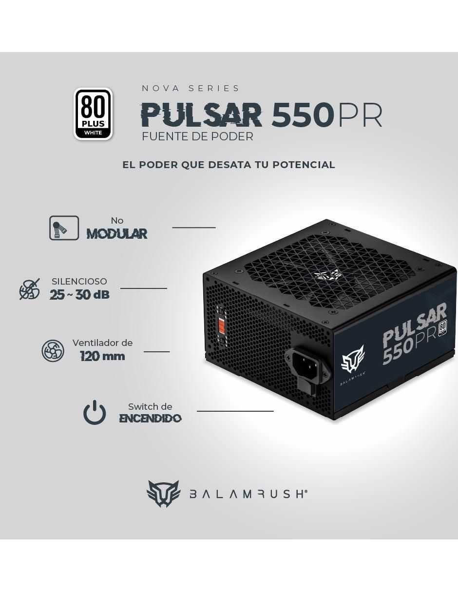 Fuente de poder Pulsar 550 pr 2
