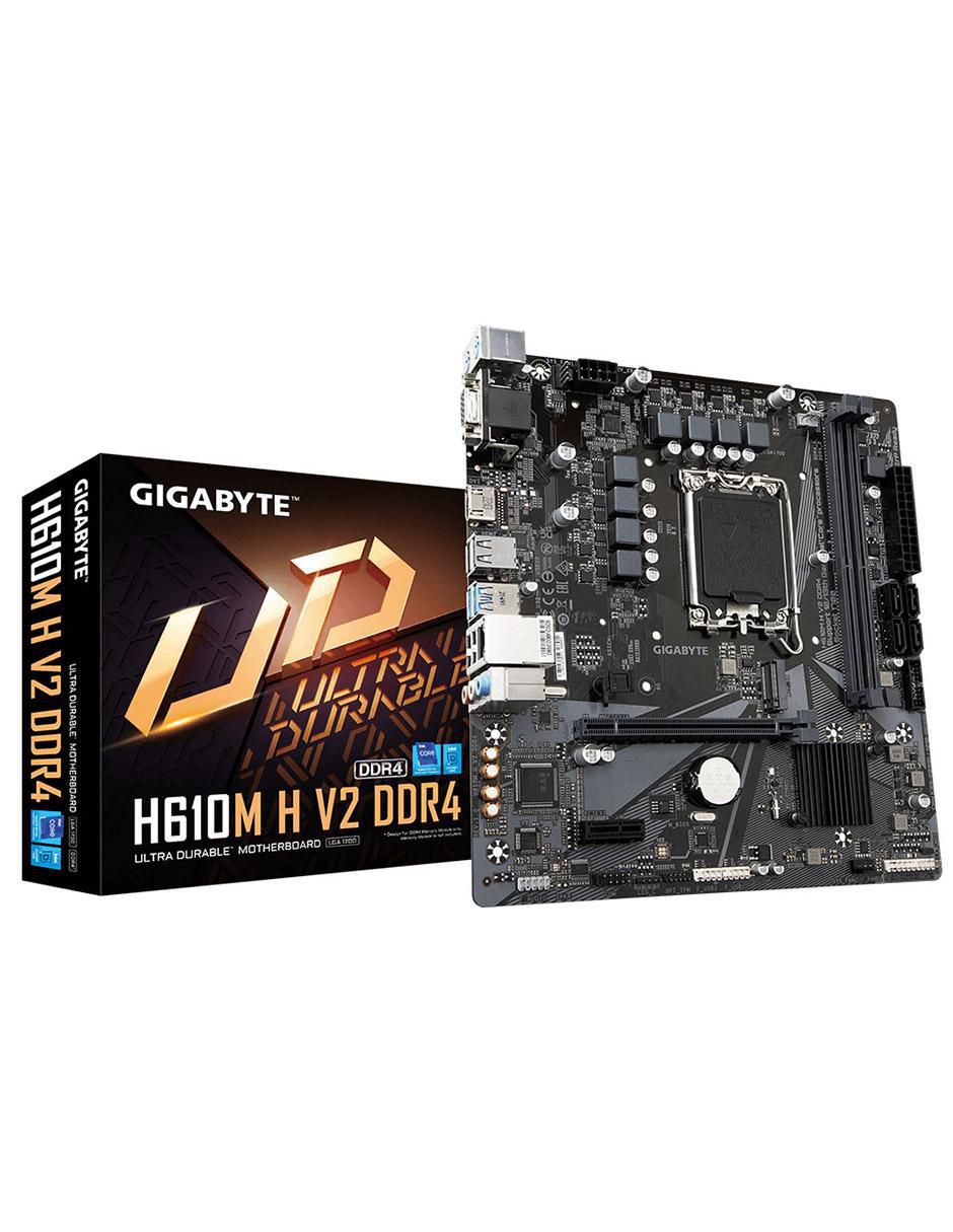 Tarjeta madre h610m h v2 compatible con procesador Intel 2