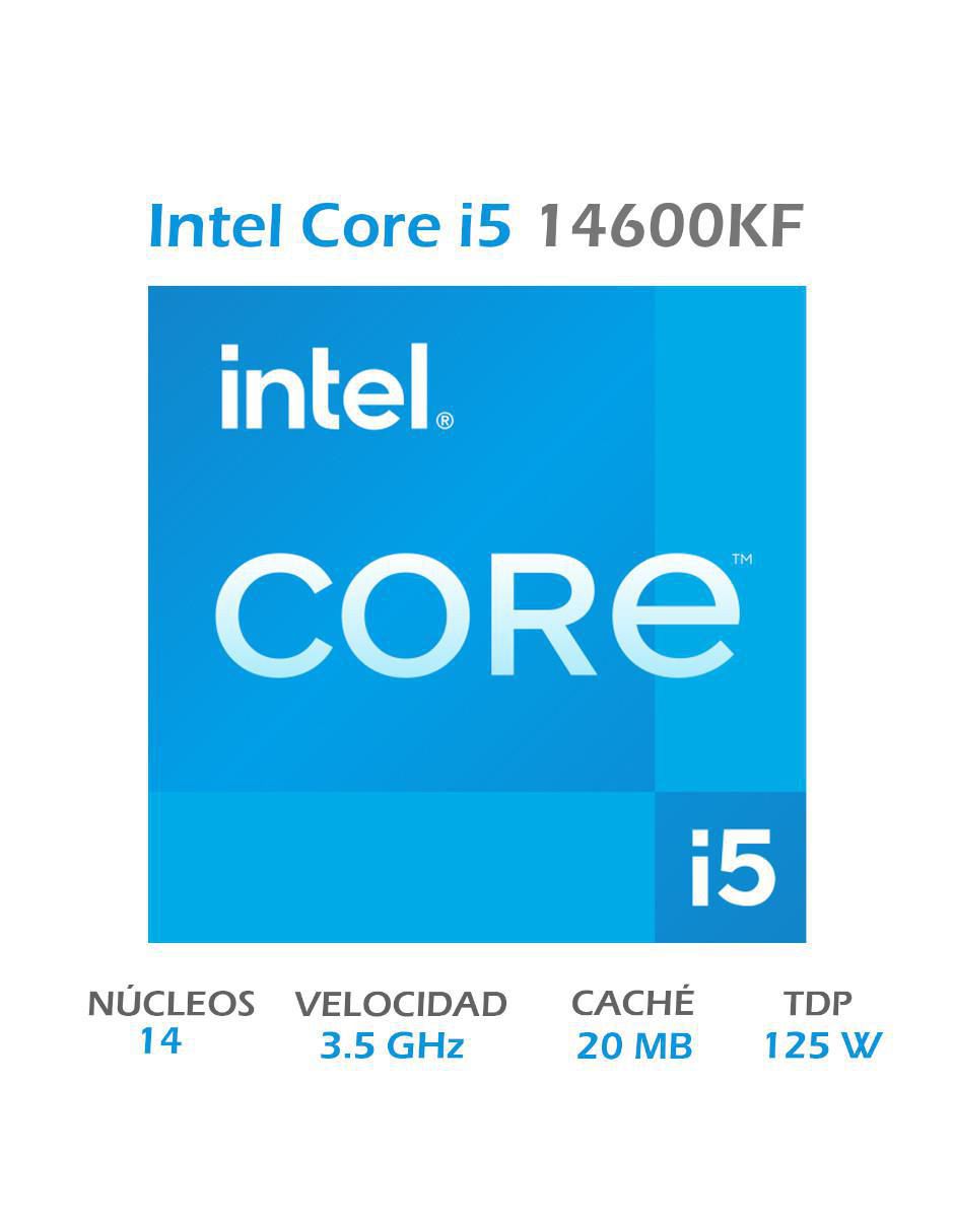 Procesador Core i5 14600KF con 14 núcleos 2