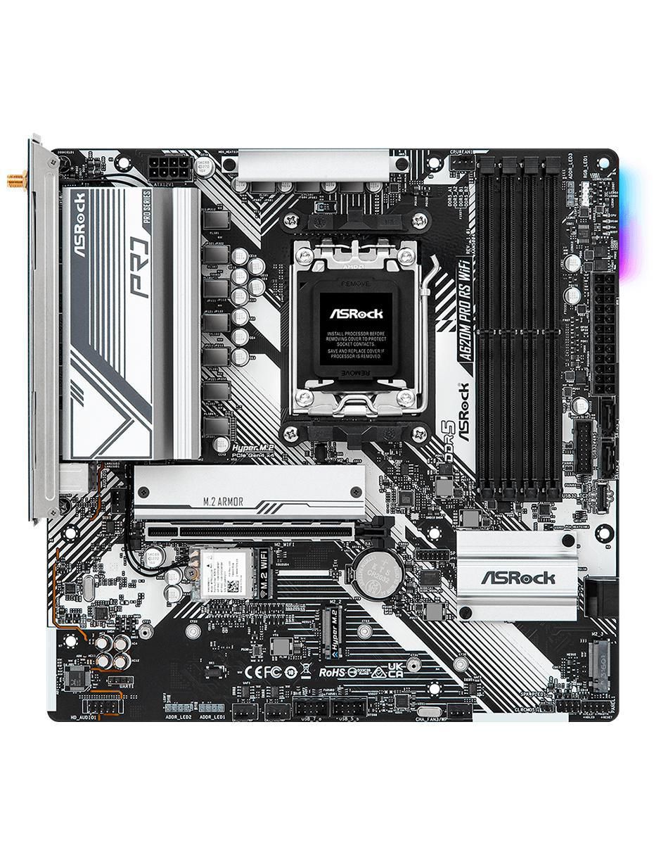 Tarjeta madre a620m Pro RS Wifi compatible con procesador AMD 2