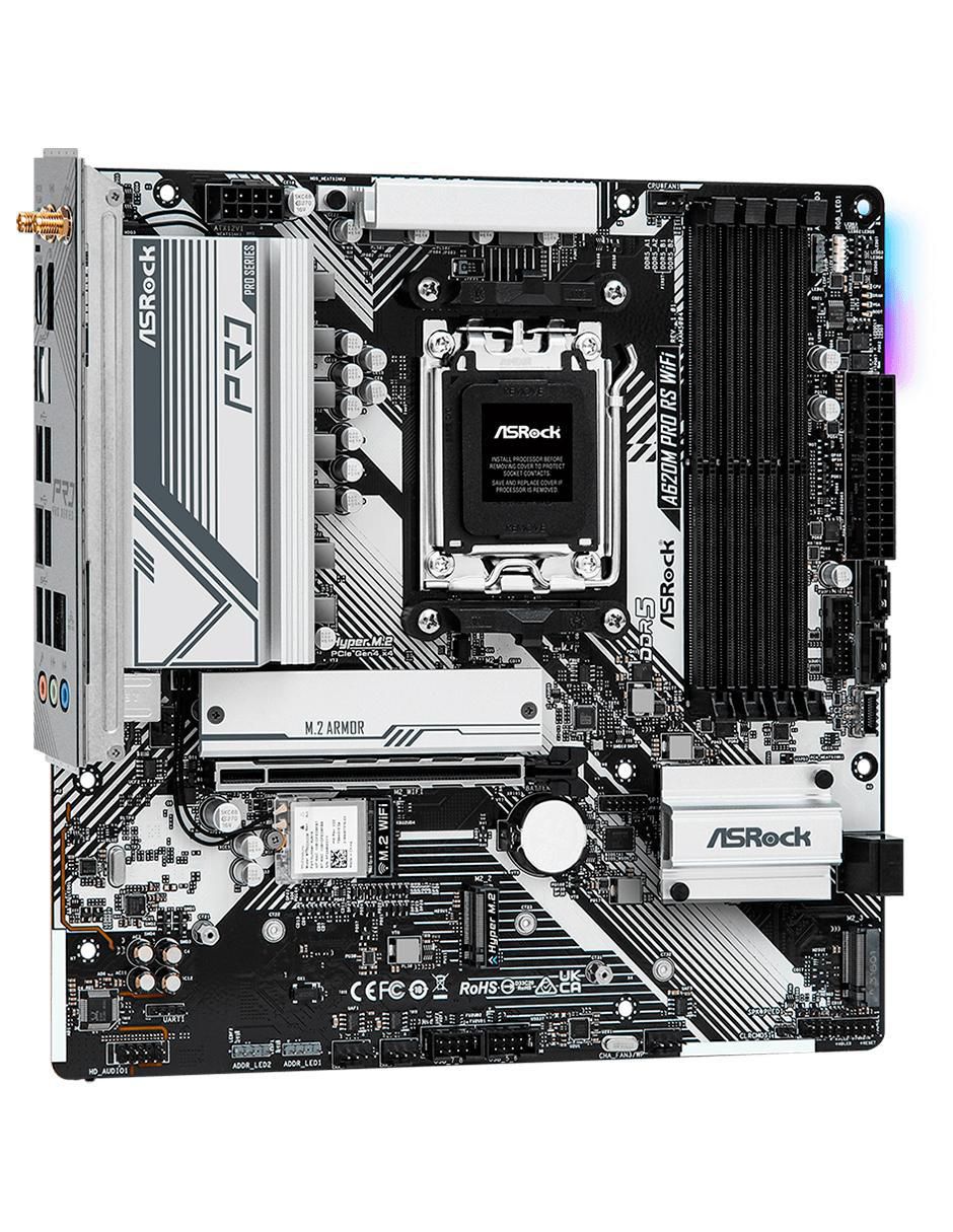 Tarjeta madre a620m Pro RS Wifi compatible con procesador AMD 5