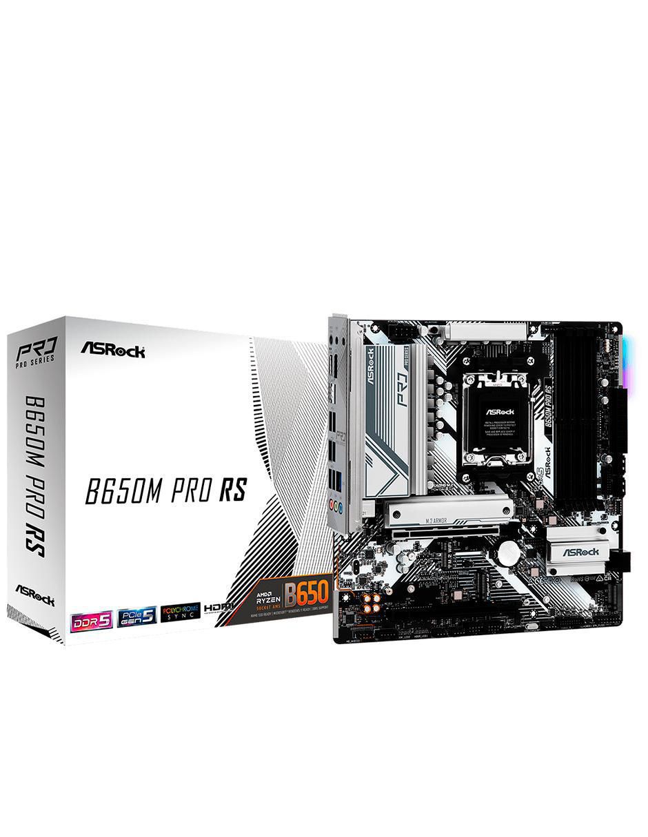 Tarjeta Madre B650M Pro RS compatible con procesador AMD Tarjeta Madre B650M Pro RS compatible con procesador AMD