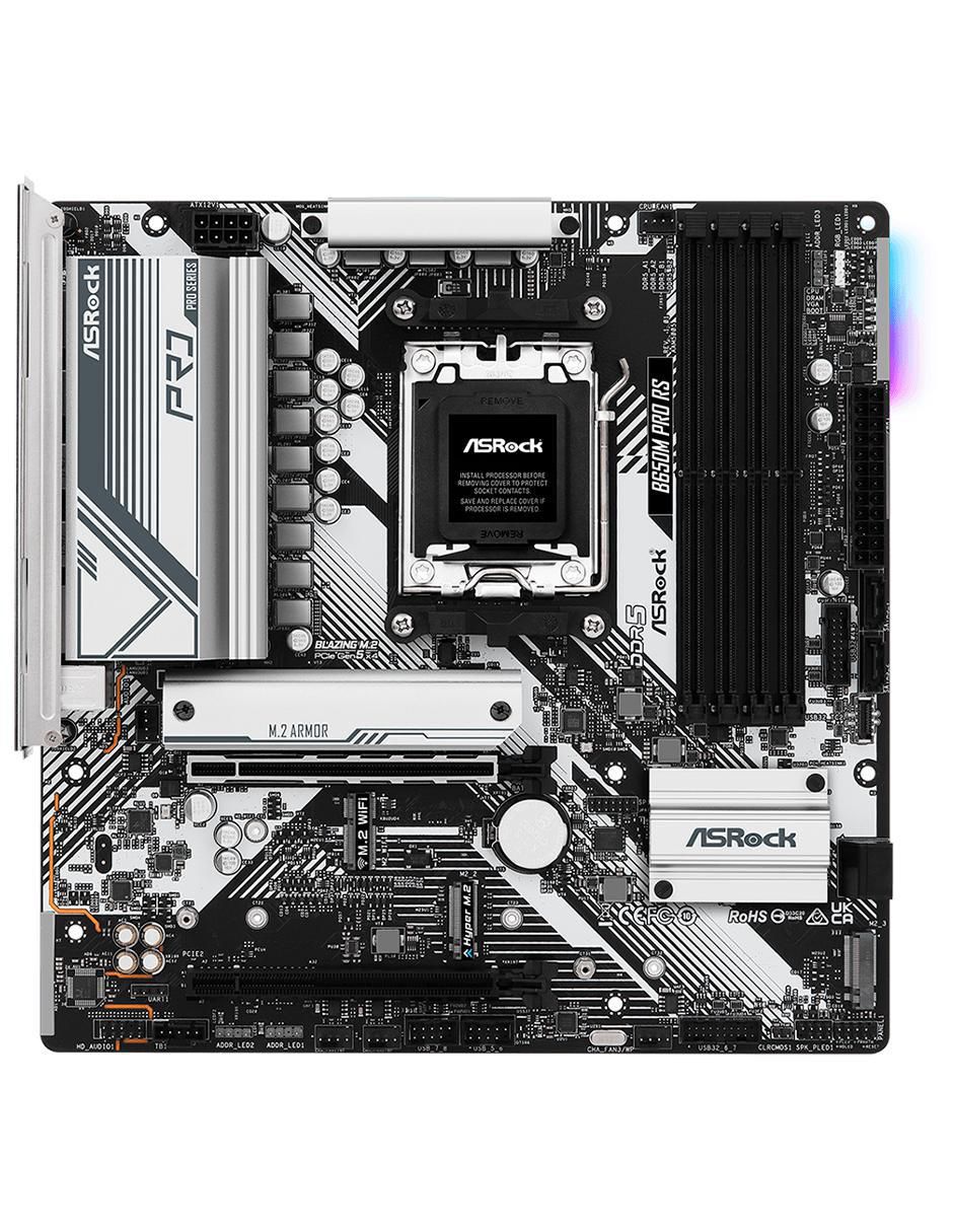 Tarjeta Madre B650M Pro RS compatible con procesador AMD 2