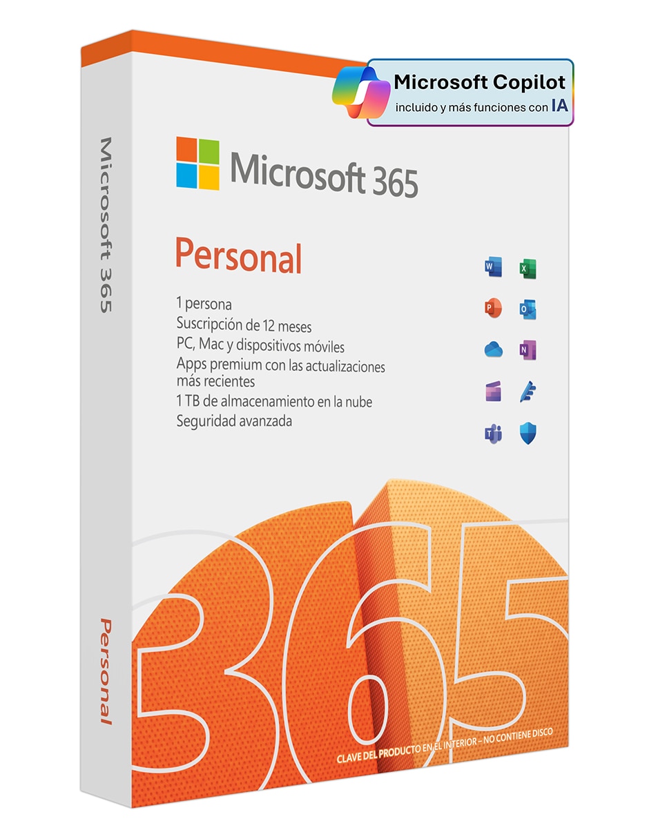 Microsoft 365 Personal Office para 1 usuario 10