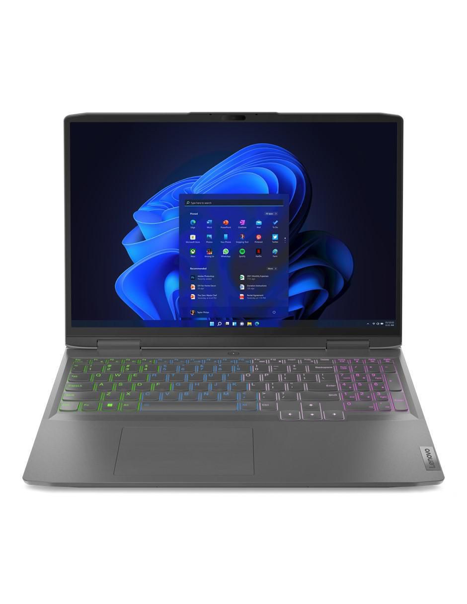 Laptop gamer Lenovo LOQ 16APH8 16 pulgadas HD AMD Ryzen 7 NVIDIA 