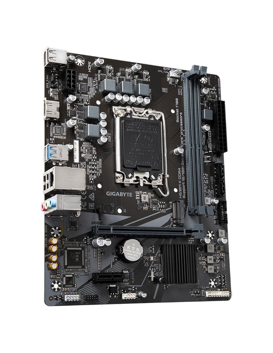 Tarjeta madre H610M K DDR4 compatible con procesador Intel 3