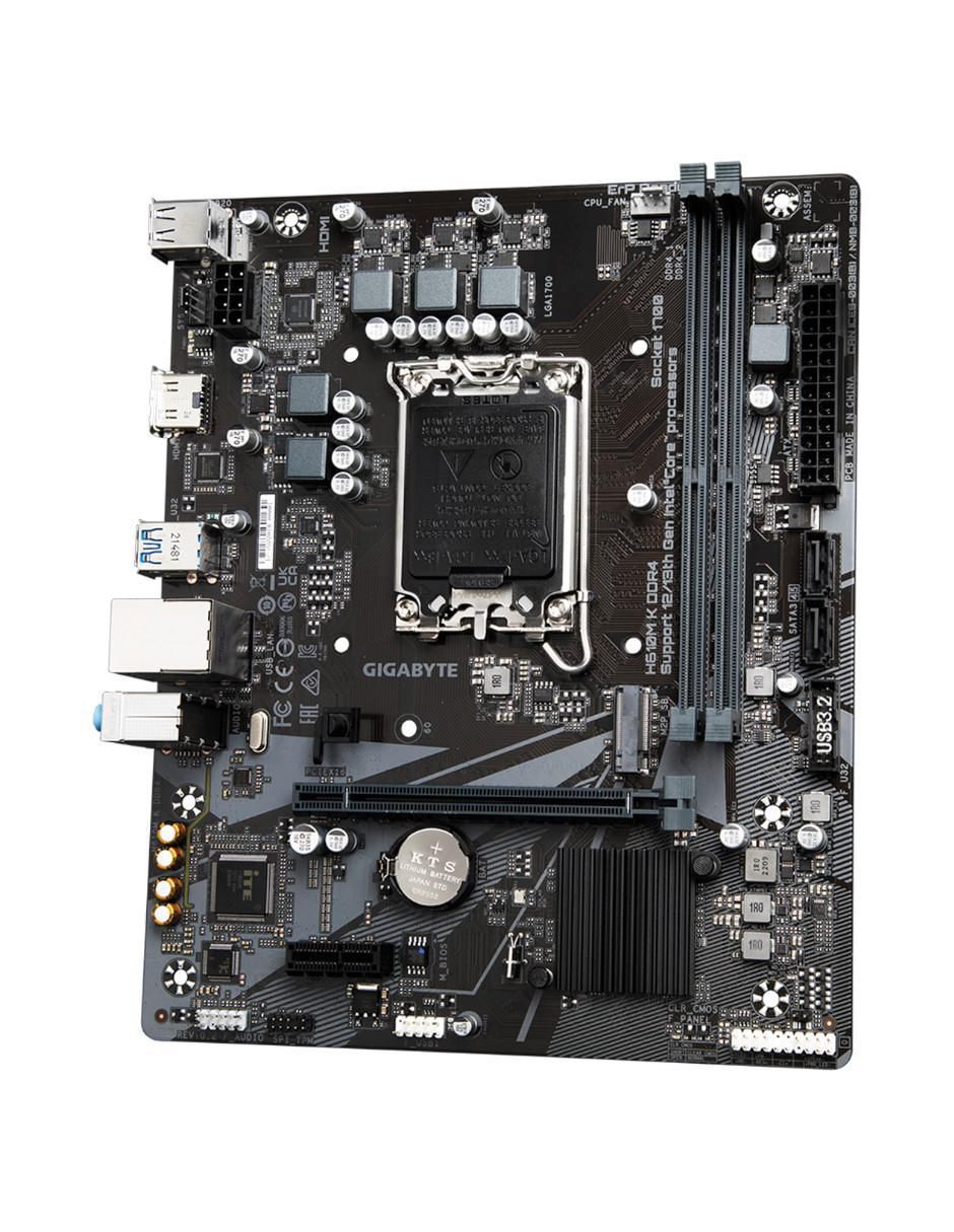 Tarjeta madre H610M K DDR4 compatible con procesador Intel 4