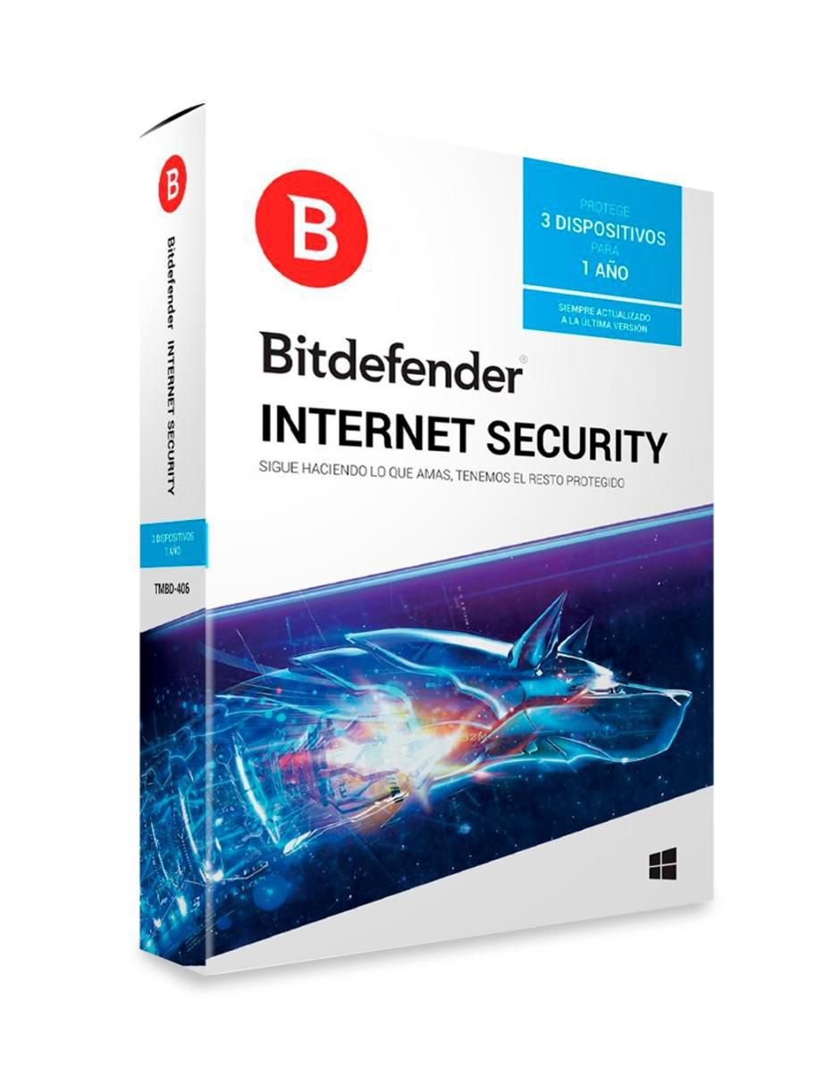 Internet Security Antivirus para 3 usuarios