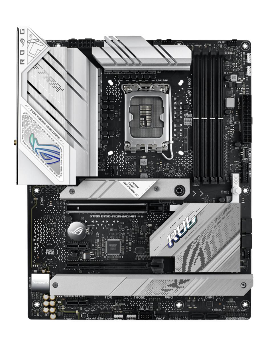 Tarjeta Madre Strix B760-A compatible con procesador Intel