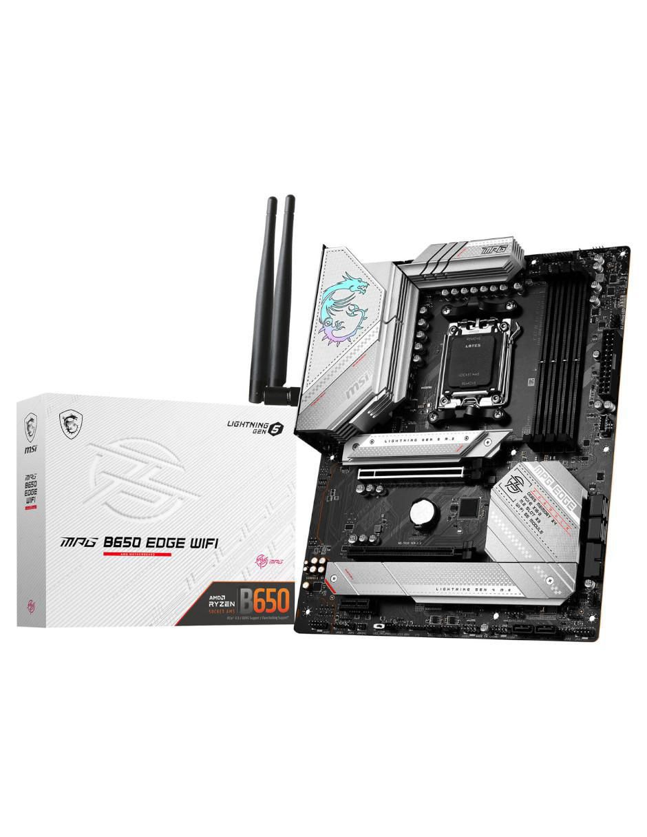 Tarjeta Madre MPG B650 Edge WiFi con Procesador AMD Tarjeta Madre MPG B650 Edge WiFi con Procesador AMD