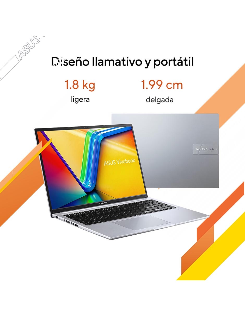 Laptop Vivobook 16 16 pulgadas WUXGA AMD Ryzen 7 AMD Radeon 16 GB RAM 512 GB SSD 4