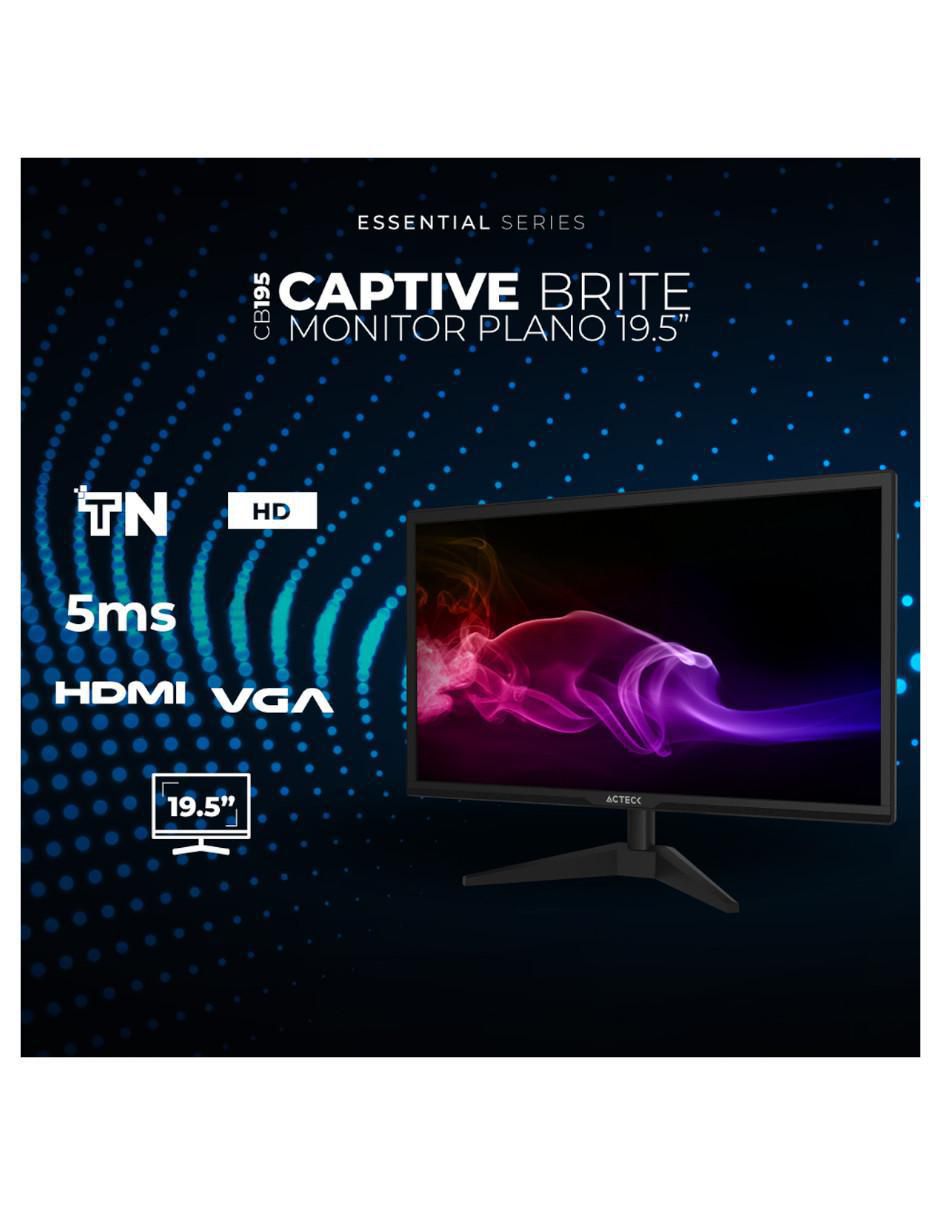 Monitor standard HD 19.5 pulgadas CAPTIVE BRITE CB195 2