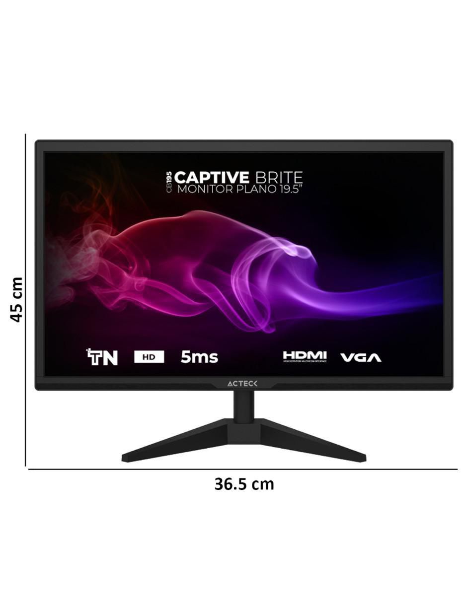 Monitor standard HD 19.5 pulgadas CAPTIVE BRITE CB195 6
