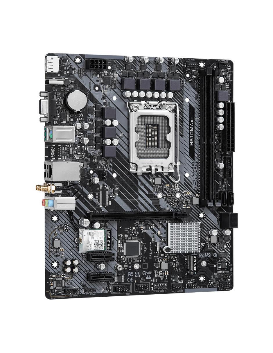 Tarjeta madre H610M/AC compatible con procesador intel 3