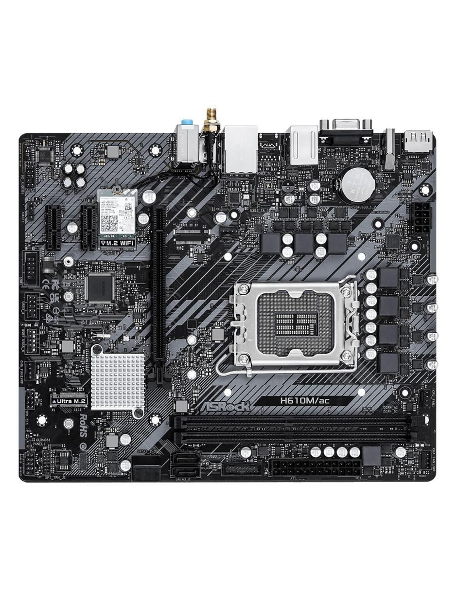 Tarjeta madre H610M/AC compatible con procesador intel 4