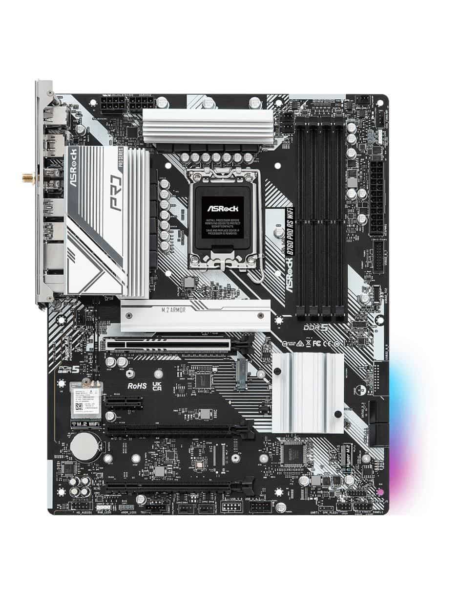 Tarjeta Madre B760 Pro RS WIFI compatible con procesador Intel 2