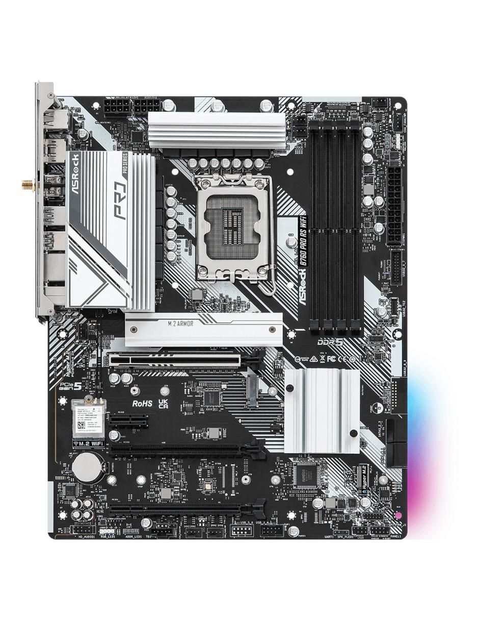 Tarjeta Madre B760 Pro RS WIFI compatible con procesador Intel 3