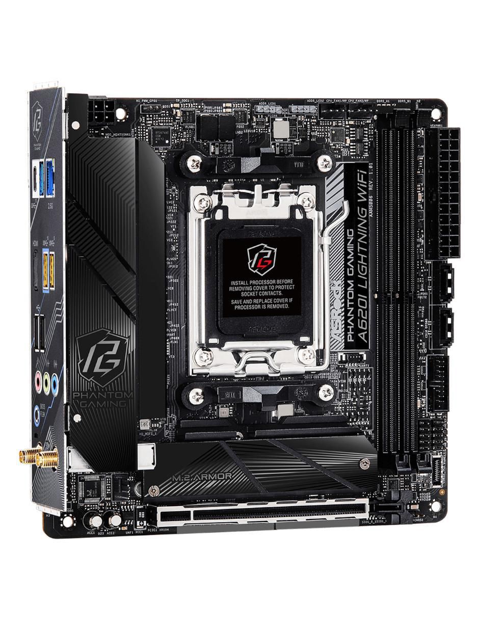Tarjeta madre a620i lightning WIFI compatible con procesador AMD 3