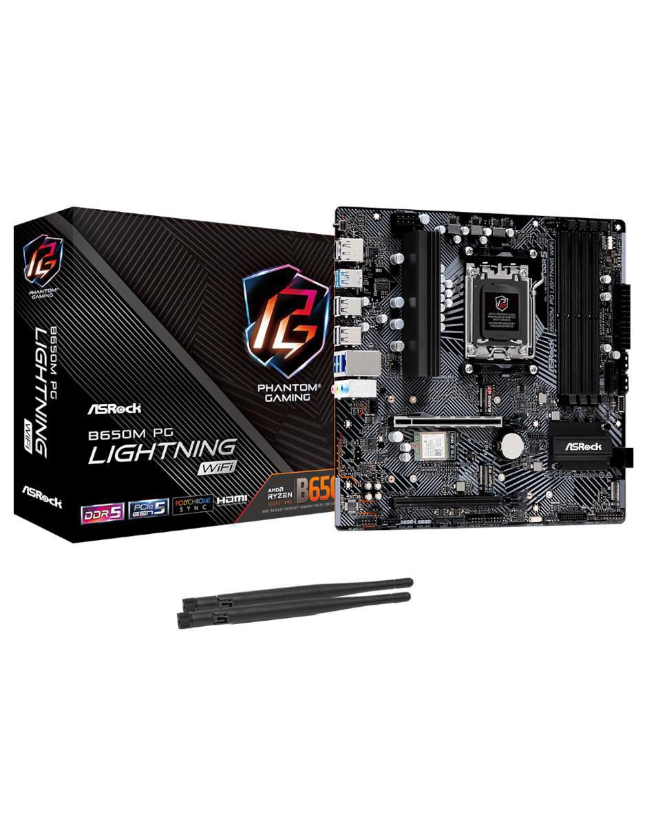 Tarjeta madre b650mpg lightning WIFI compatible con procesador AMD